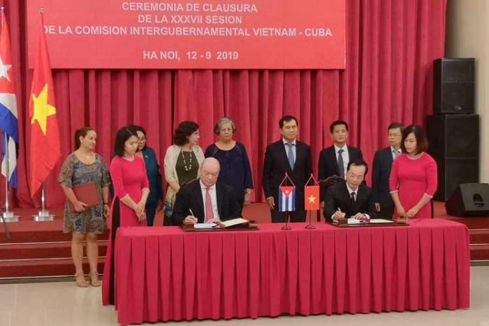 Comisión Intergubernamental Vietnam-Cuba 12 de septiembre de 2019