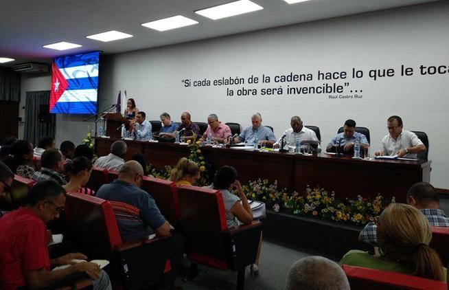 Reunión de trabajo en La Habana