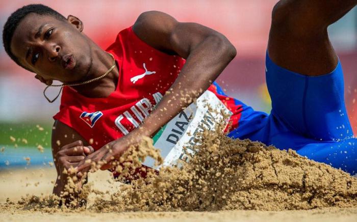 Jordan Díaz, atleta habanero