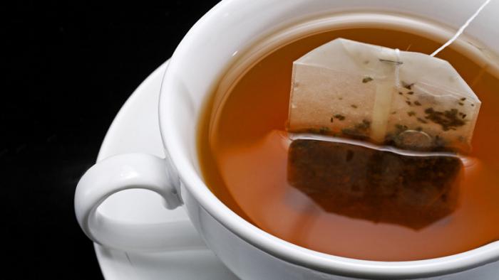 Peligro en bolsas de té. 