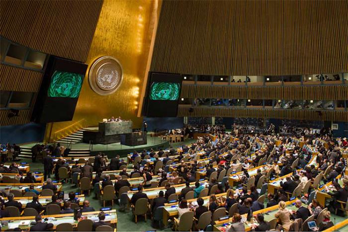 Votación contra el bloqueo en la ONU