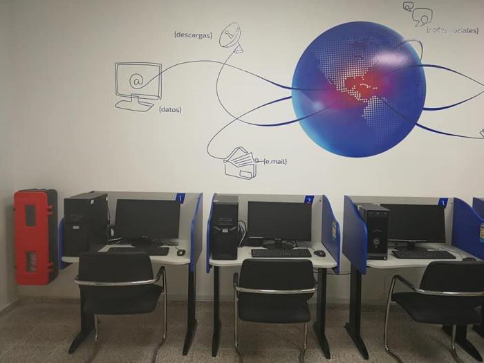 Nueva sala de navegación de etecsa en el Cerro