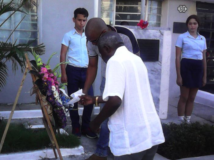 Acto por el aniversario 61 del combate de Goicuría