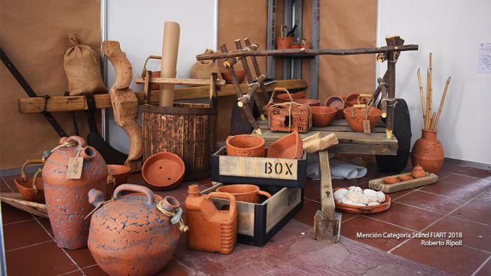 Productos de barro para la Feria de Artesanía