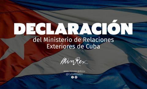 Declaración del Minrex
