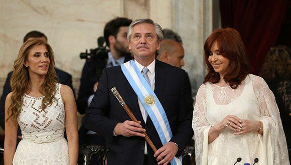 Asistió Díaz-Canel a toma de posesión de Alberto Fernández