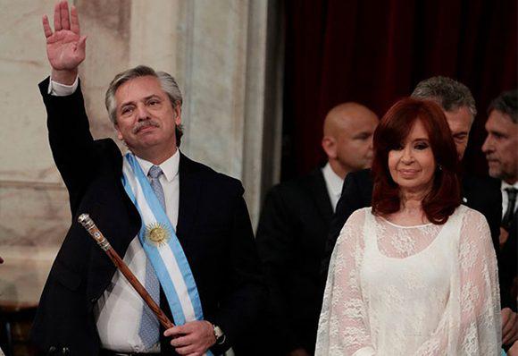 Toma de posesión del nuevo presidente de Argentina