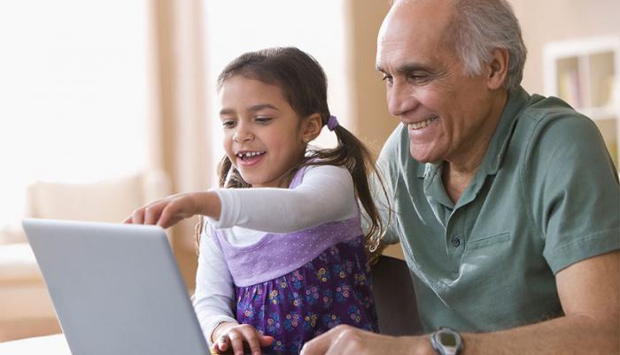 Los abuelos y los nietos