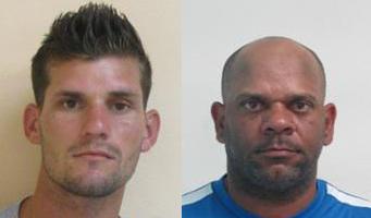 Profanadores busto de Martí. Yoel Prieto Tamayo, de 29 años y Panter Rodríguez Baró, de 44 años, con múltiples antecedentes policiacos