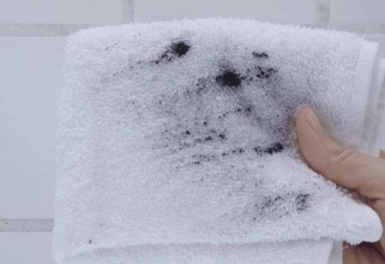 Moho en toallas