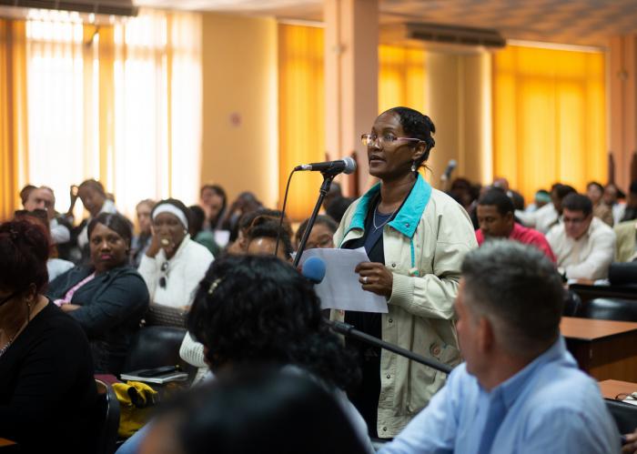 Trabajadores en el balance provincial de la CTC 2019