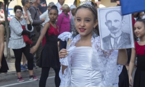 Parada martiana, homenaje al Maestro José Martí