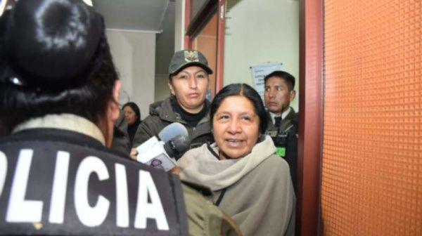 A la expresidenta del Tribunal Supremo Electoral TSE, María Eugenia Choque, le negaron un recurso de cesación de sentencia