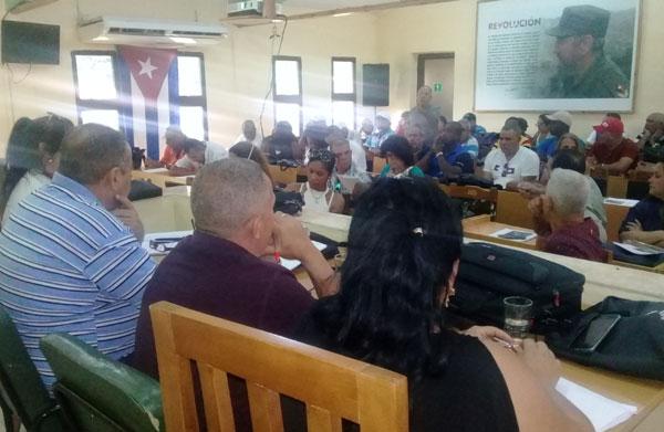 Reunión Empresa Agropecuaria Habana
