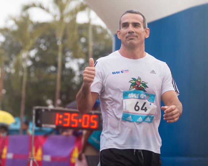 Corredores del Maraton Cacahual-Ciudad Deportiva 2020