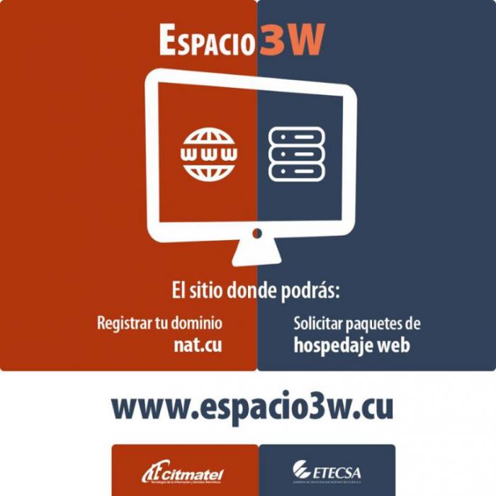 Espacio para hospedaje en la web