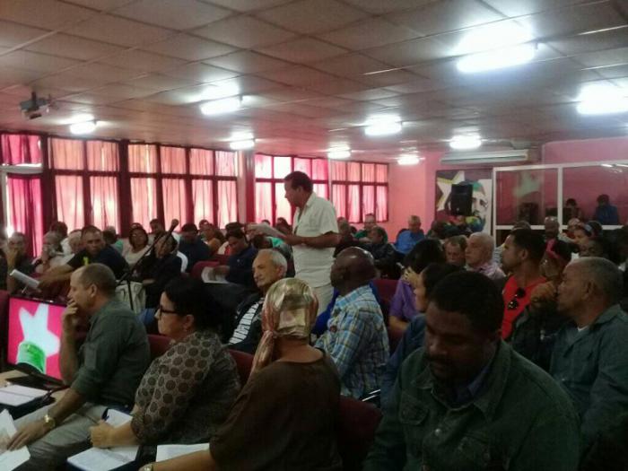 Reunión ordinaria de la Asamblea Municipal del Poder Popular en Arroyo Naranjo