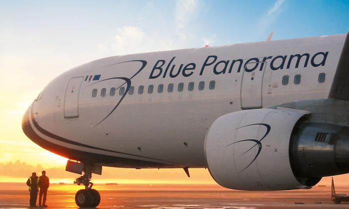 Avión de Aerolinea Blue Panorama