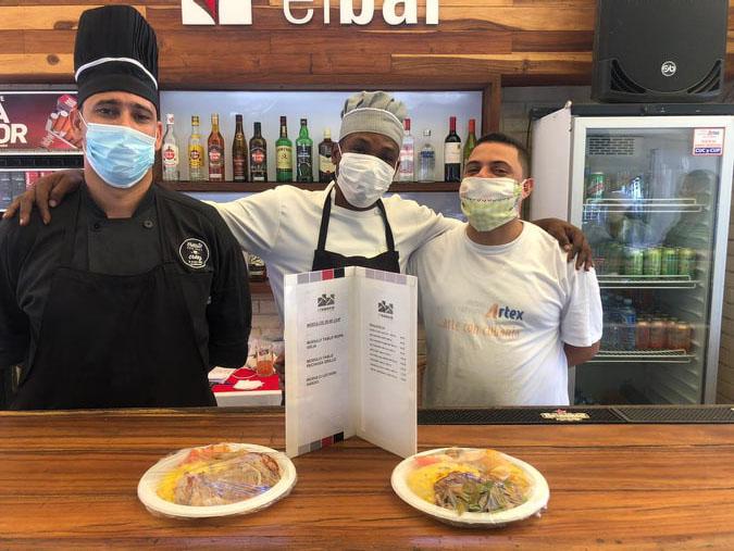 Módulos de comida elaborados por centros de Artex
