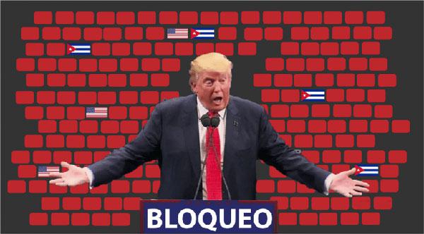 Donald Trump persiste en bloqueo contra Cuba