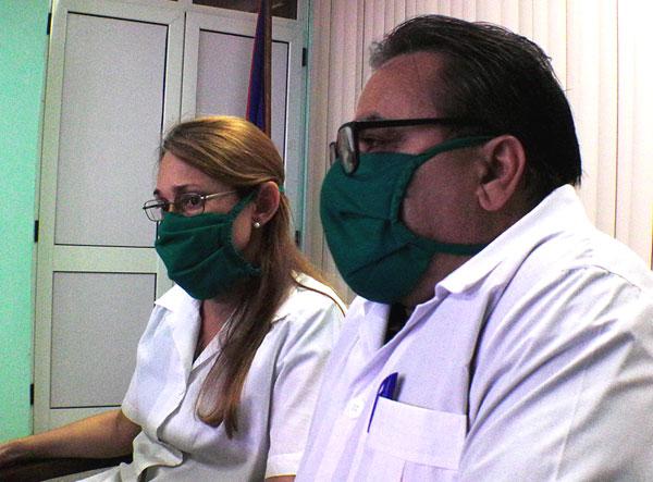 Doctores de Centro de Aislamiento en El Cotorro