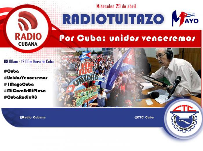 Convocatoria a radiotuitazo por el Primero de Mayo