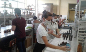 Estudiantes habaneros contra Covid-19