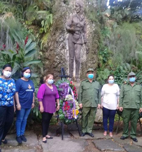 Homenaje a Celia Sánchez en La Habana