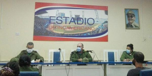 Reunión por aislamiento social decretado en el Consejo Popular Latino