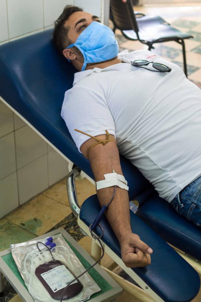 Donaciones de sangre en Playa