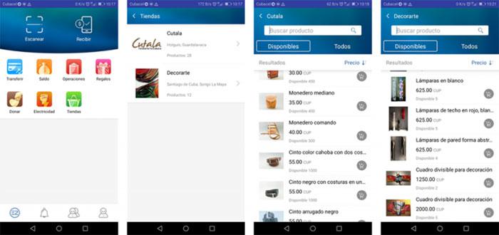 EnZona, aplicación de comercio electrónico