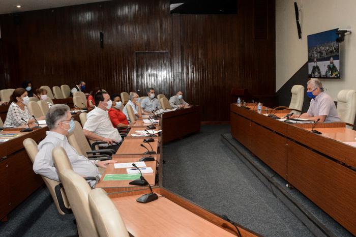 Grupo temporal de trabajo, presidente Díaz-Canel