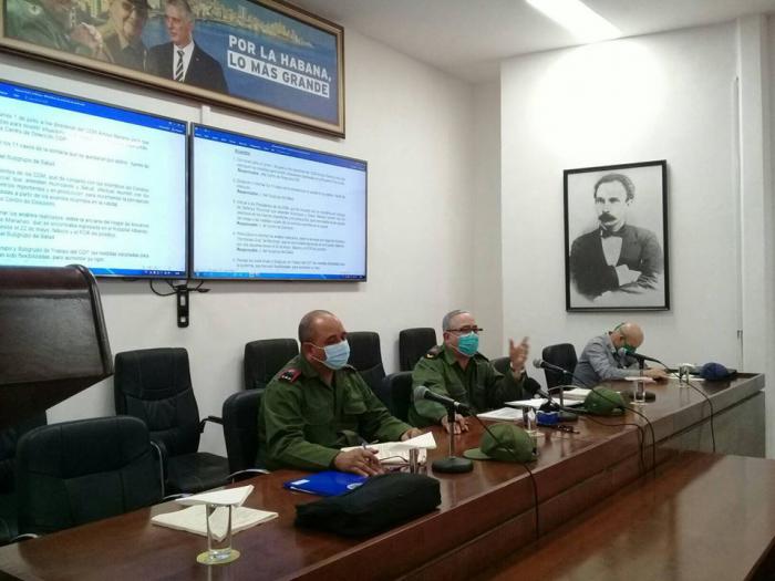 Sesión del Consejo de Defensa de La Habana donde se llamó a multiplicar el trabajo de enfrentamiento a la COVID-19