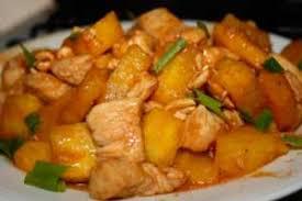 Receta pollo con piña