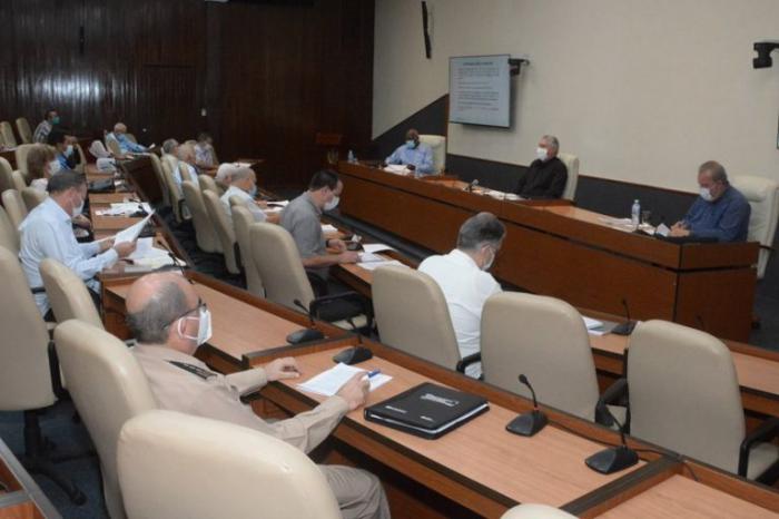 Reunión diaria sobre el coronavirus