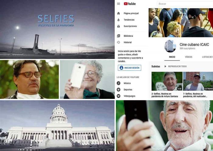 Serie Selfies Rostros en la pandemia