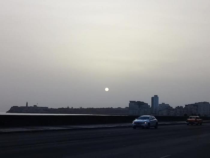 La Habana polvo del Sahara