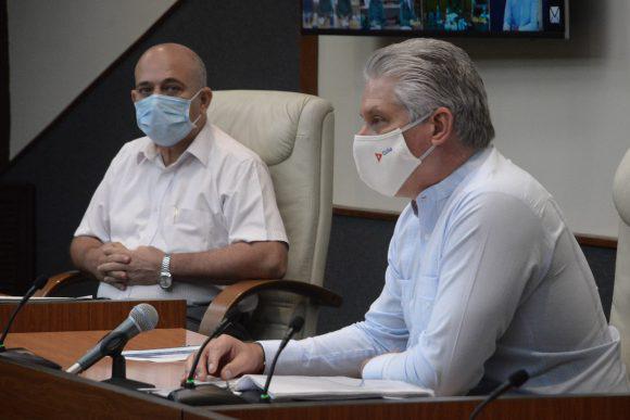 Reunión diaria sobre el coronavirus