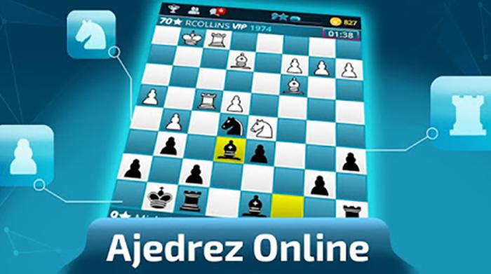 Tablero de ajedrez de liga online