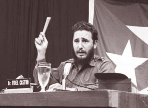 Fidel pronuncia lo que se conoce como Palabra a los intelectuales