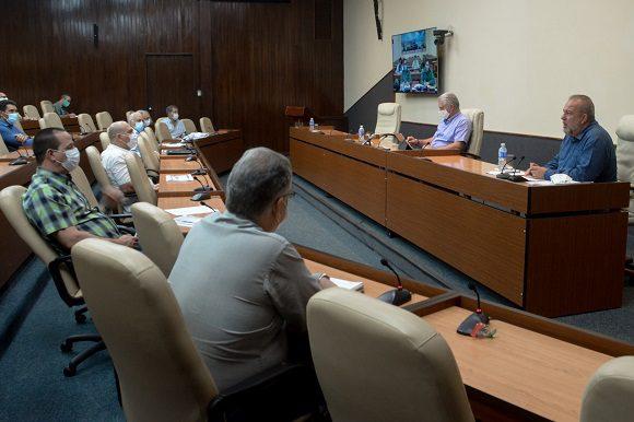 Reunión diaria sobre el coronavirus