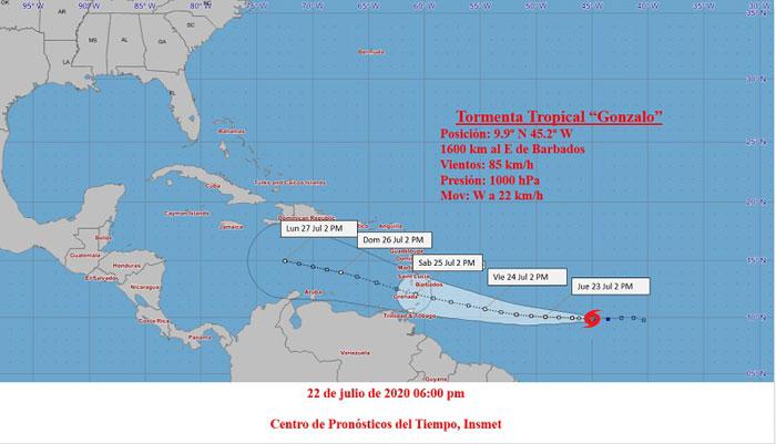 Tormenta tropical Gonzalo