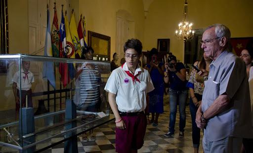 Eusebio Leal en el Museo de la Ciudad