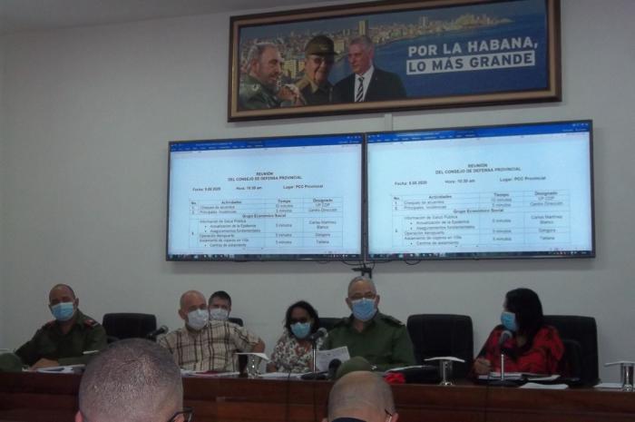 Sesión del Consejo de Defensa de La Habana del 5 de agosto del 2020