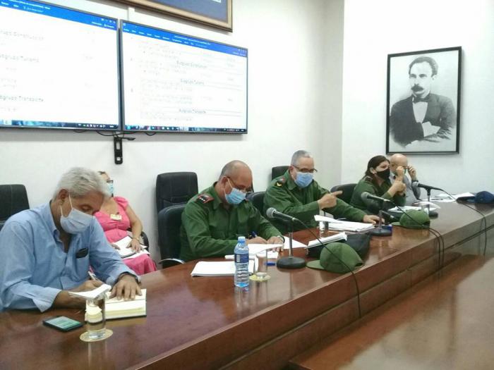 Sesión del Consejo de Defensa de La Habana del 11 de agosto del 2020