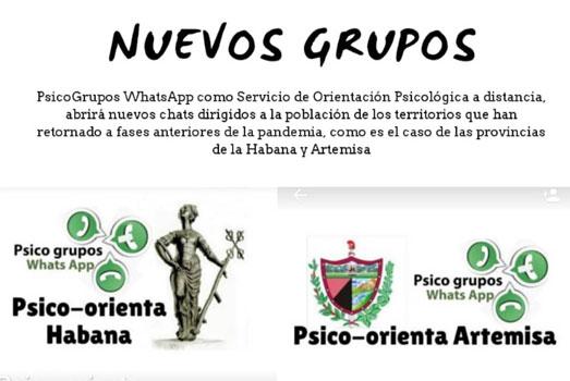 Psicogrupos en WhatsApp