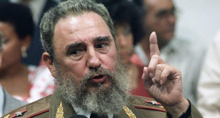 Fidel Castro hablando