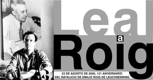 cartel exposición virtual Leal a Roig