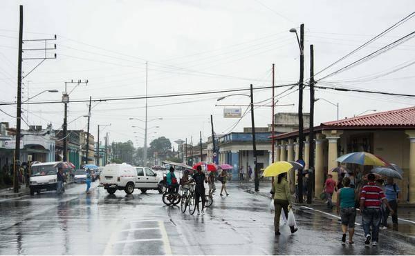 Lluvias en Pinar del Río