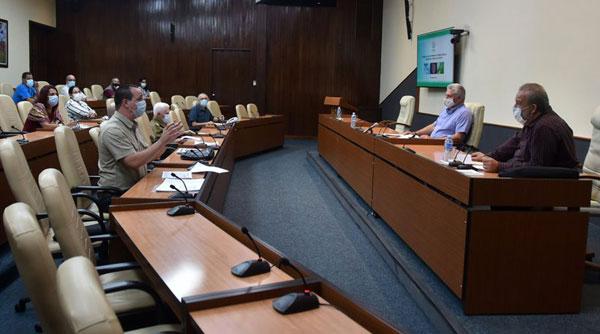 Reunión diaria sobre el coronavirus